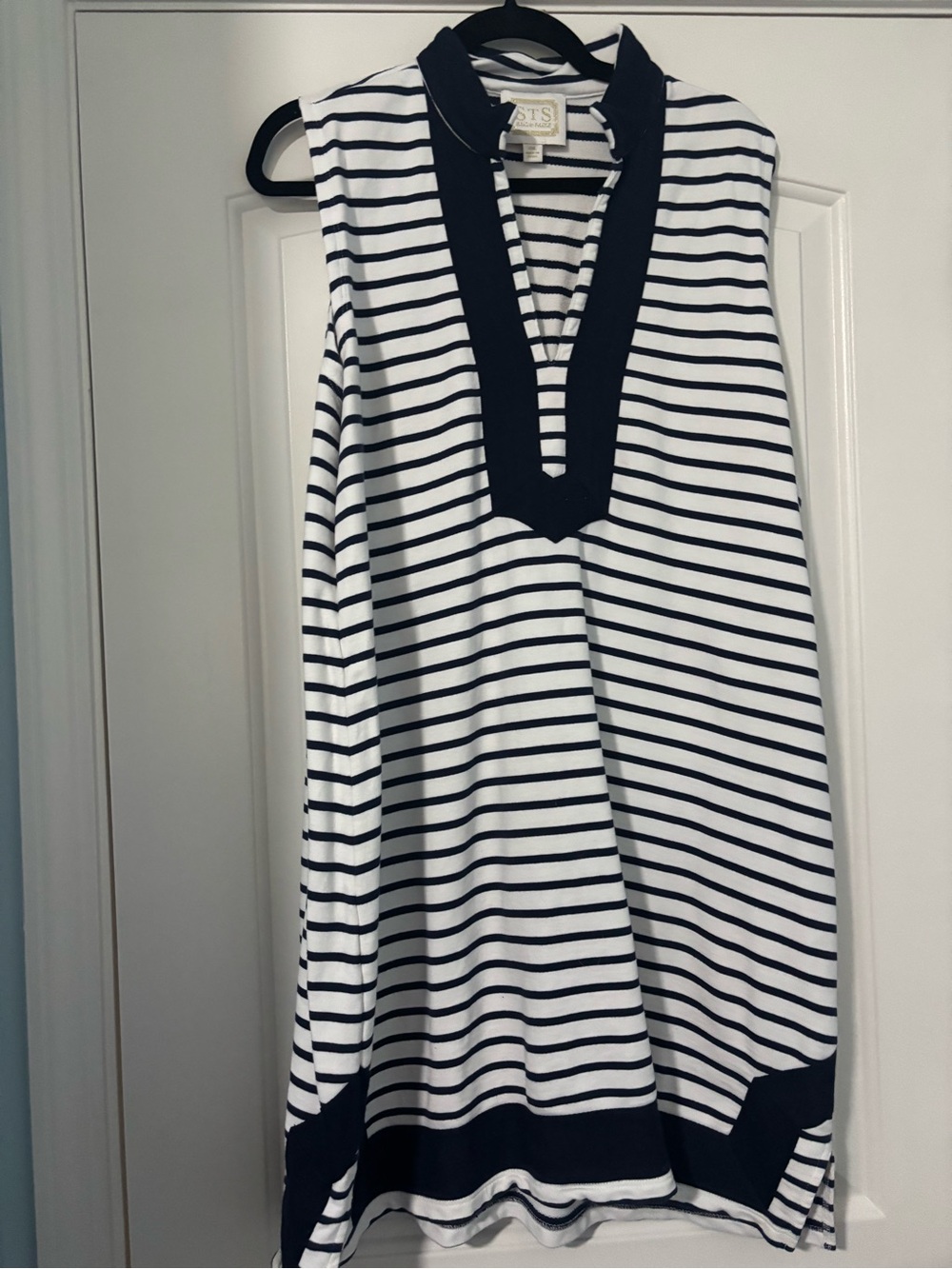 Navy and White Sail to Sable Dress